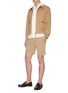 Figure View - Click To Enlarge - INCOTEX - Cotton Bermuda shorts