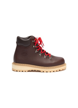 Main View - Click To Enlarge - DIEMME - 'Roccia Viet' calfskin leather kids hiking boots