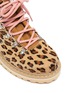 Detail View - Click To Enlarge - DIEMME - 'Roccia Viet' leopard print calfhair kids hiking boots