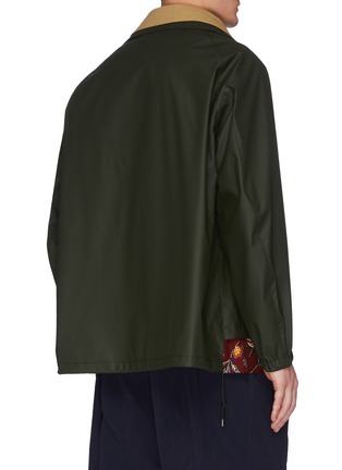 Back View - Click To Enlarge - KOLOR - Double Layer Floral Hem Blouson Jacket