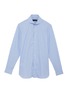 Main View - Click To Enlarge - LARDINI - Spread collar micro check cotton placket shirt