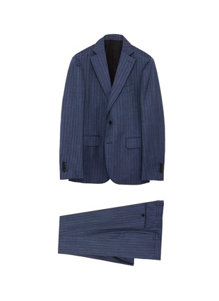 Main View - Click To Enlarge - LARDINI - 'Satoria' notch lapel wool silk blend suit