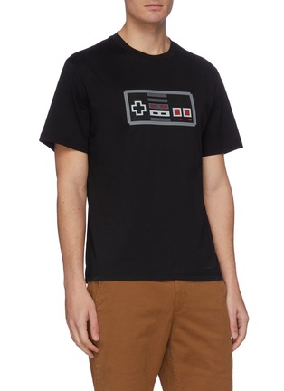 Detail View - Click To Enlarge - 8-BIT - 'Nintendo' controller print T-shirt