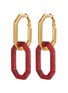 Main View - Click To Enlarge - OSCAR DE LA RENTA - Elongated octagon link earrings