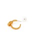 Detail View - Click To Enlarge - OSCAR DE LA RENTA - Small braided knot hoop earrings