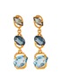Main View - Click To Enlarge - OSCAR DE LA RENTA - Swarovski crystal drop earrings