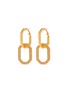 Main View - Click To Enlarge - OSCAR DE LA RENTA - Elongated octagon pavé link earrings