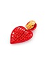 Detail View - Click To Enlarge - OSCAR DE LA RENTA - Embellished heart-shaped clip on earrings