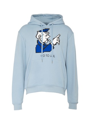 Main View - Click To Enlarge - 8-BIT - 'Monopoly Whistler' print hoodie