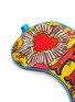 Detail View - Click To Enlarge - JESSICA RUSSELL FLINT - 'Hearts' alphabet graphic print silk eye mask