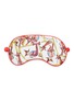 Main View - Click To Enlarge - JESSICA RUSSELL FLINT - Jester' alphabet graphic print silk eye mask