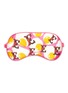 Main View - Click To Enlarge - JESSICA RUSSELL FLINT - 'Eggs' Alphabet Graphic Print Silk Eye Mask