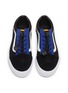 Figure View - Click To Enlarge - VANS - 'Old Skool V' suede canvas kids toggle lace sneakers