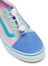 Detail View - Click To Enlarge - VANS - 'Old Skool V' suede canvas kids toggle lace sneakers