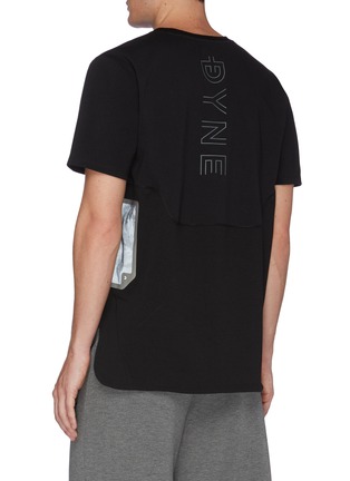 Back View - Click To Enlarge - DYNE - Uzo' panelled side zip pocket T-shirt