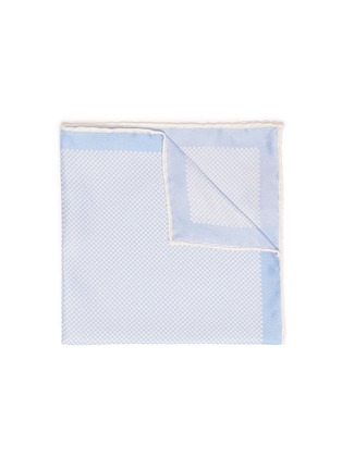Main View - Click To Enlarge - STEFANOBIGI MILANO - Houndstooth print silk pocket square