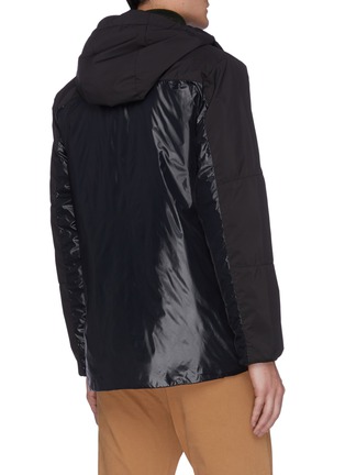 Back View - Click To Enlarge - SAVE THE DUCK - Panelled hooded shell jacket