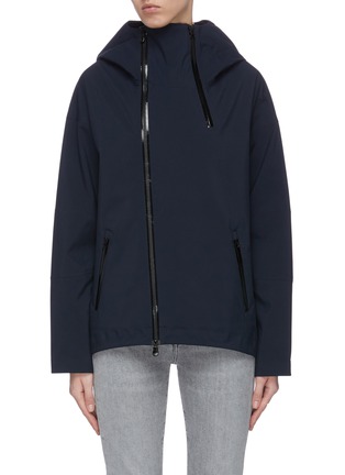 Main View - Click To Enlarge - SAVE THE DUCK - 'Grinx' asymmetric zip shell jacket