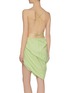 Back View - Click To Enlarge - JACQUEMUS - Asymmetric gathered side tube dress