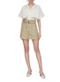 Figure View - Click To Enlarge - JACQUEMUS - Layered Shirt With String Fastening