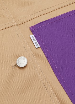  - PORTSPURE - 'Safari' contrast pocket drawstring waist jacket