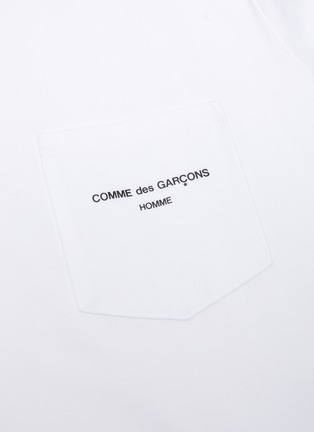  - COMME DES GARÇONS HOMME - Chest pocket logo print cotton T-shirt
