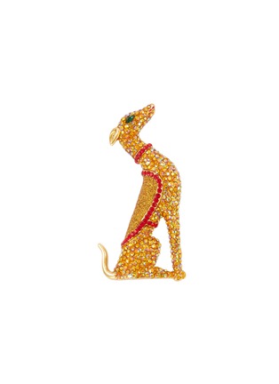 Main View - Click To Enlarge - BUTLER & WILSON - 'Hound' brooch