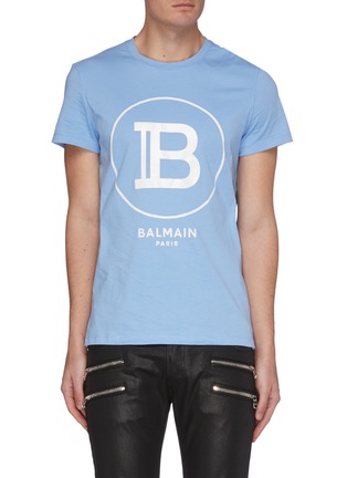 Main View - Click To Enlarge - BALMAIN - Logo print T-shirt