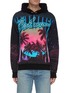 Main View - Click To Enlarge - BALMAIN - Palm trees graphic print hoodie