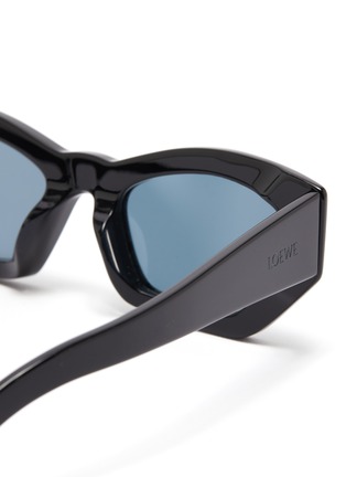 Detail View - Click To Enlarge - LOEWE - Acetate angular sunglasses