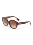 Main View - Click To Enlarge - BURBERRY - Round frame acetate sunglasses