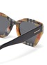 Detail View - Click To Enlarge - BURBERRY - Angular frame acetate sunglasses