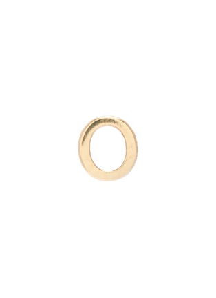 Main View - Click To Enlarge - SARAH & SEBASTIAN - 'Petite letter' 10k gold single earring – O