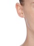 Figure View - Click To Enlarge - SARAH & SEBASTIAN - 'Petite letter' 10k gold single earring – O
