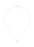 Main View - Click To Enlarge - SARAH & SEBASTIAN - 'Petite letter' gold necklace – W
