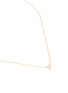 Detail View - Click To Enlarge - SARAH & SEBASTIAN - 'Petite letter' gold necklace – F