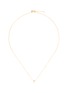 Main View - Click To Enlarge - SARAH & SEBASTIAN - 'Petite letter' gold necklace – F