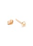 Detail View - Click To Enlarge - SARAH & SEBASTIAN - Petite letter' gold single earring – Q