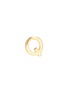 Main View - Click To Enlarge - SARAH & SEBASTIAN - Petite letter' gold single earring – Q