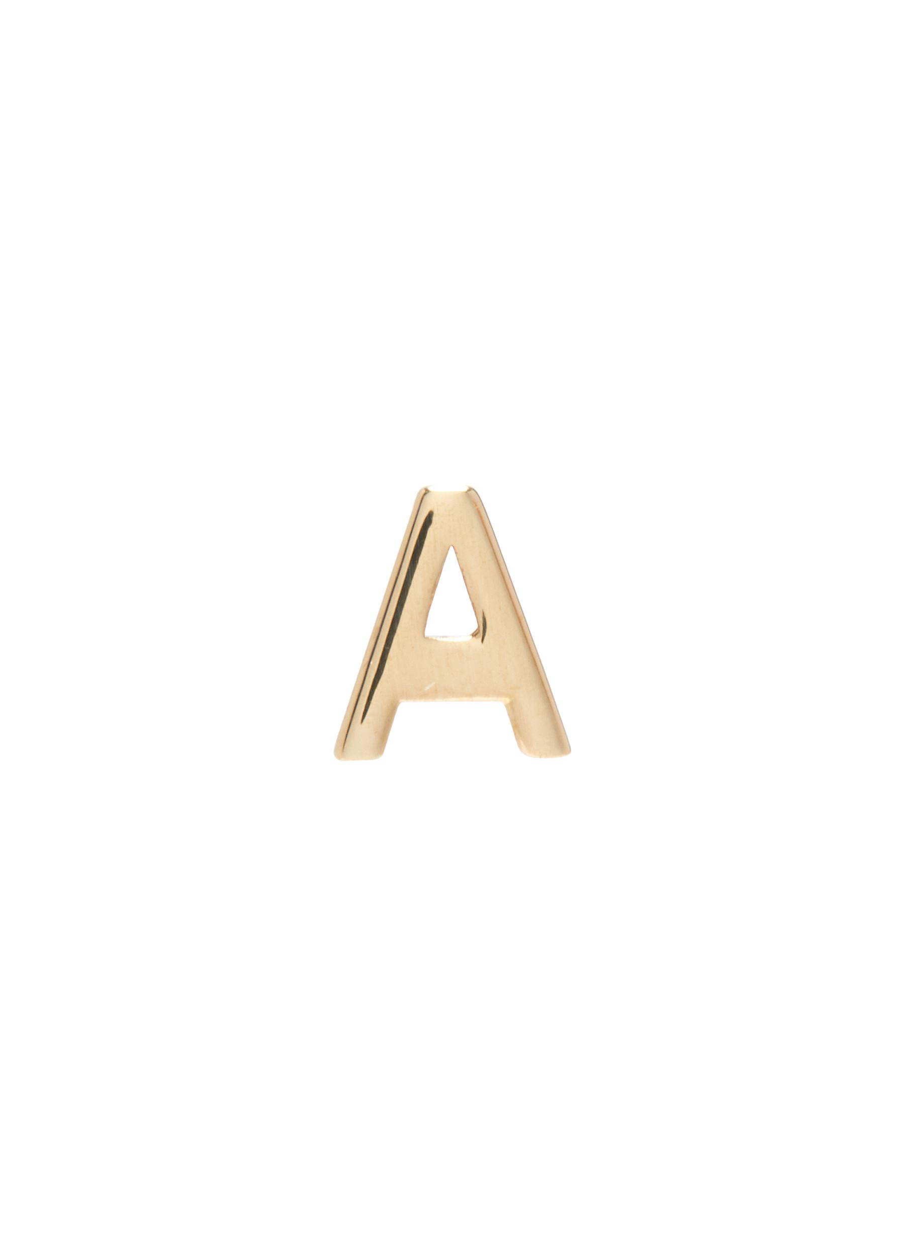 Sarah & Sebastian Petite Letter' Gold Single Earring – A