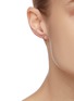 Figure View - Click To Enlarge - SARAH & SEBASTIAN - Diamond 10k gold wave earrings