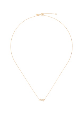 Main View - Click To Enlarge - SARAH & SEBASTIAN - 'Fine Bound' diamond 10k gold necklace