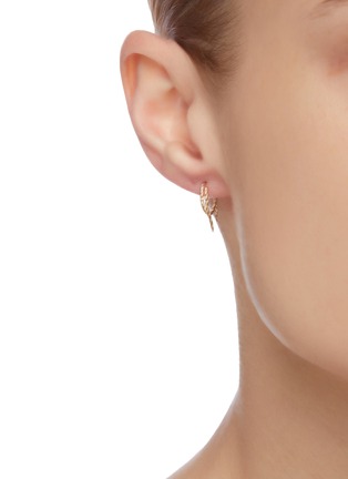 Figure View - Click To Enlarge - SARAH & SEBASTIAN - 10k gold loose rope earrings