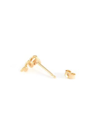 Detail View - Click To Enlarge - SARAH & SEBASTIAN - 'Fine bound' 10k gold earrings