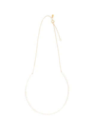 Main View - Click To Enlarge - SARAH & SEBASTIAN - Akoya keshi pearl 10k gold necklace