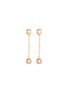Main View - Click To Enlarge - SARAH & SEBASTIAN - Tiny Lunette" diamond 10k gold earrings