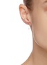 Figure View - Click To Enlarge - SARAH & SEBASTIAN - Tiny Lunette" diamond 10k gold earrings