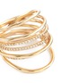 Detail View - Click To Enlarge - SARAH & SEBASTIAN - Diamond 10k gold entangled ring