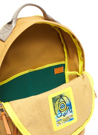 Detail View - Click To Enlarge - LOEWE - Eye/LOEWE/Nature leather detail small backpack