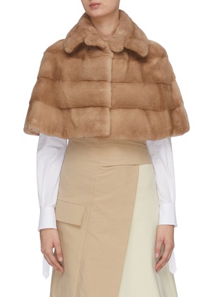 Main View - Click To Enlarge - ISLA - Mink fur cropped coat